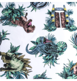 Jurassic World Dekbedovertrek Roar Glow in the Dark - Eenpersoons - 140 x 200 cm - Katoen