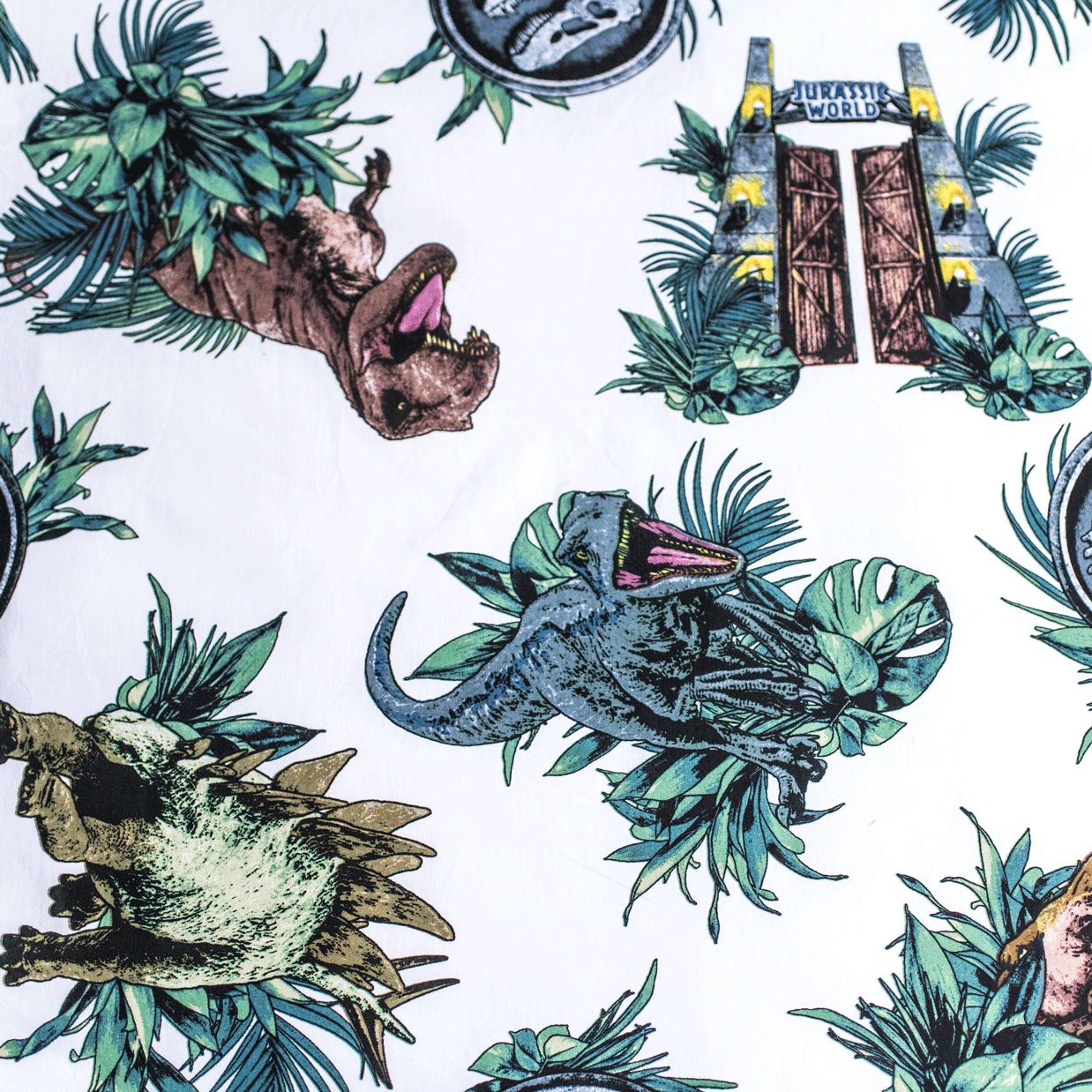 Jurassic World Dekbedovertrek Roar Glow in the Dark - Eenpersoons - 140 x 200 cm - Katoen