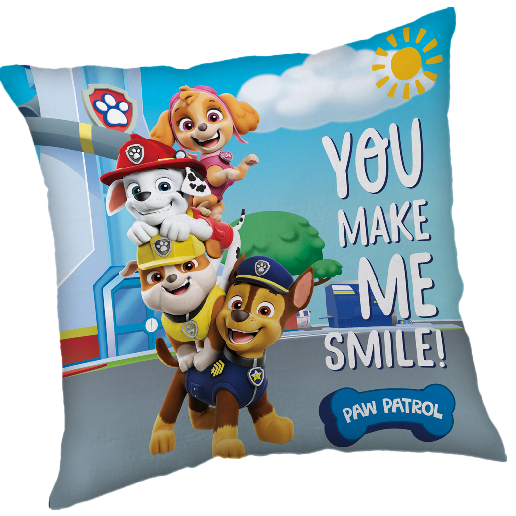 Paw Patrol Sierkussen You Make Me Smile - 40 x 40 cm - Polyester