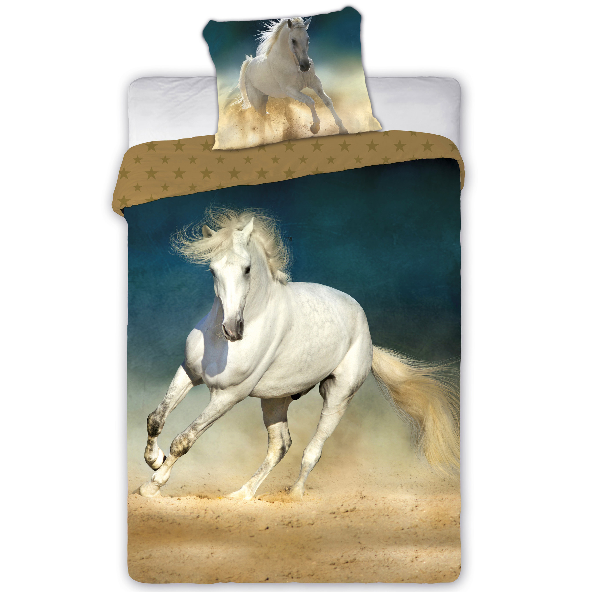 Animal Pictures Duvet cover Horse - Single - 140 x 200 cm - Cotton