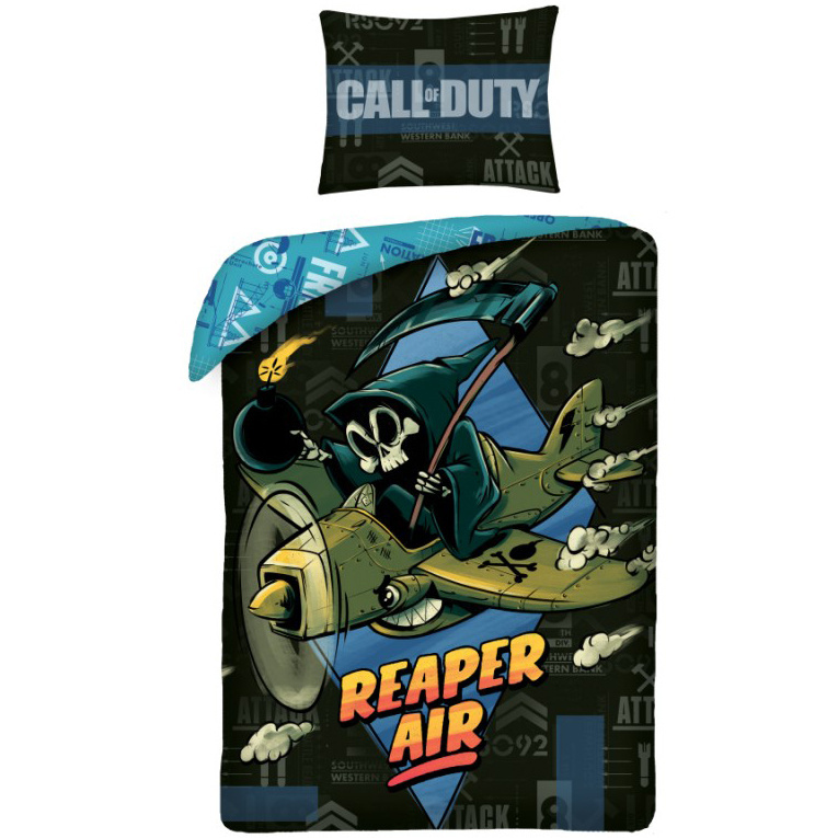 Call of Duty Duvet cover Reaper - Single - 140 x 200 cm - Cotton