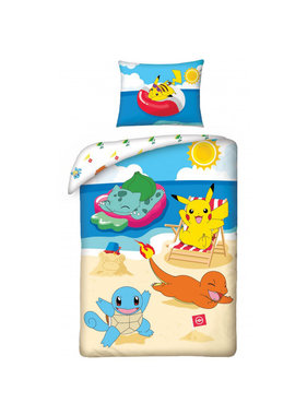 Pokemon Duvet cover Beach 140 x 200 cm + 70 x 90 Cotton