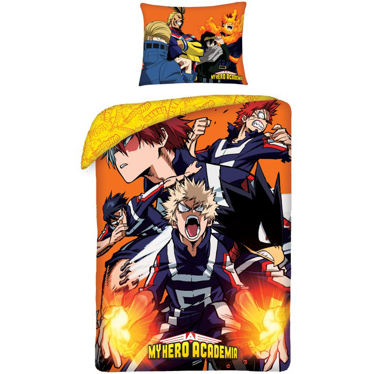 My Hero Academia Dekbedovertrek Heroes Rising - Eenpersoons - 140 x 200 cm - Katoen