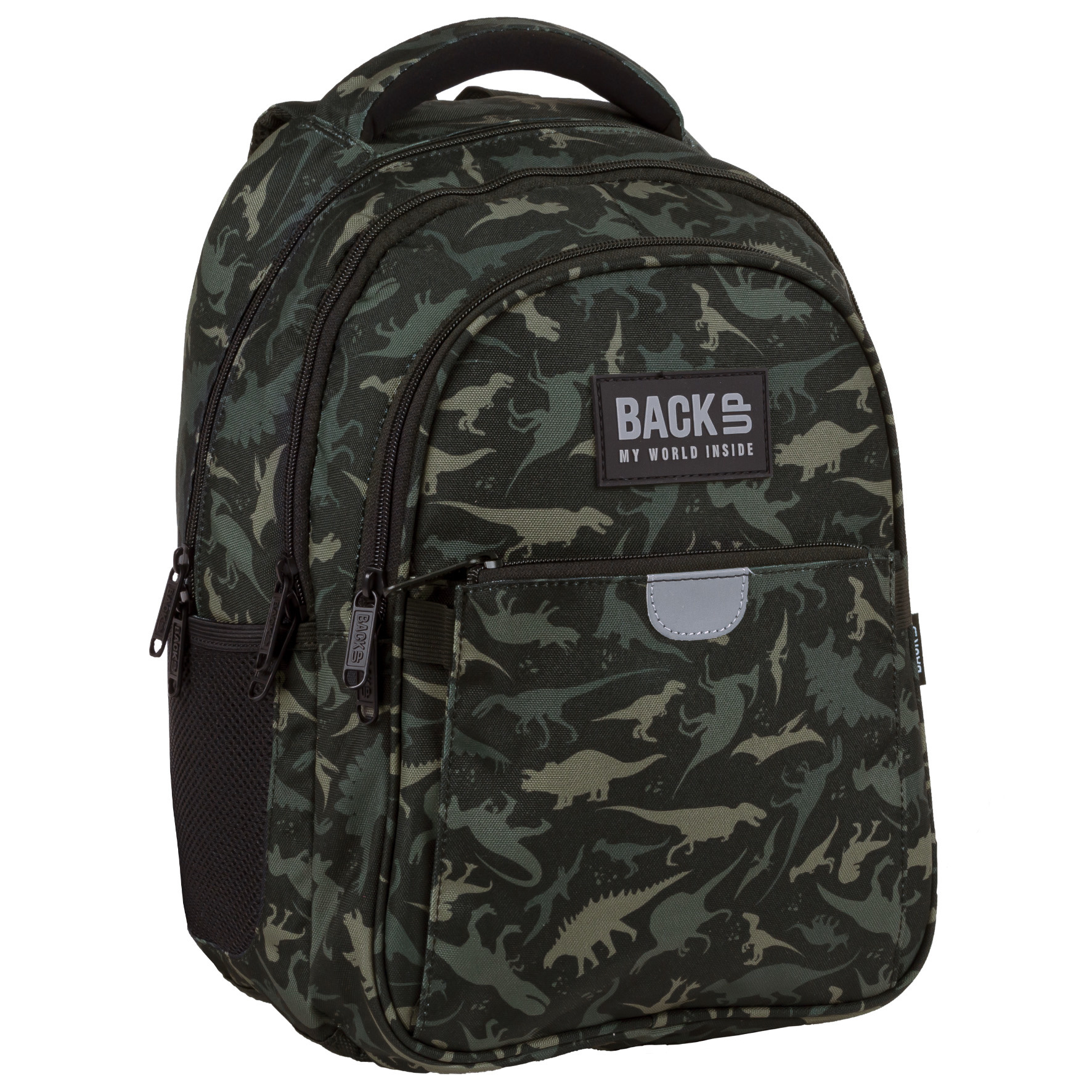 BackUP Backpack Camouflage Dino - 39 x 27 x 20 cm - Polyester