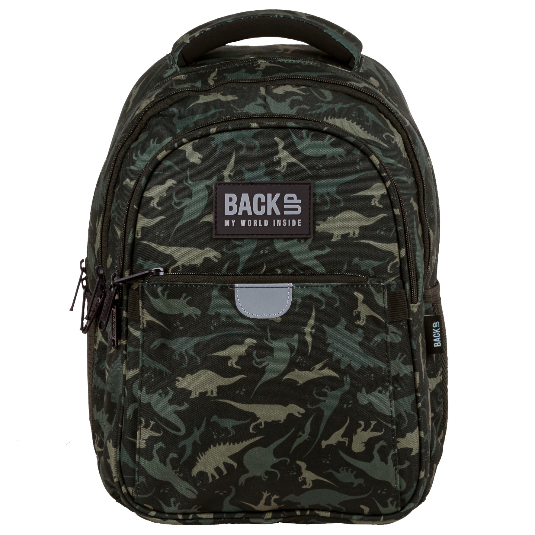 BackUP Rugzak Camouflage Dino - 39 x 27 x 20 cm - Polyester