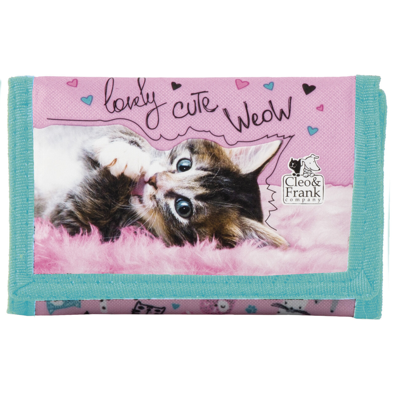 Cleo & Frank Wallet, Lovely - 13 x 8 x 1 cm - Polyester