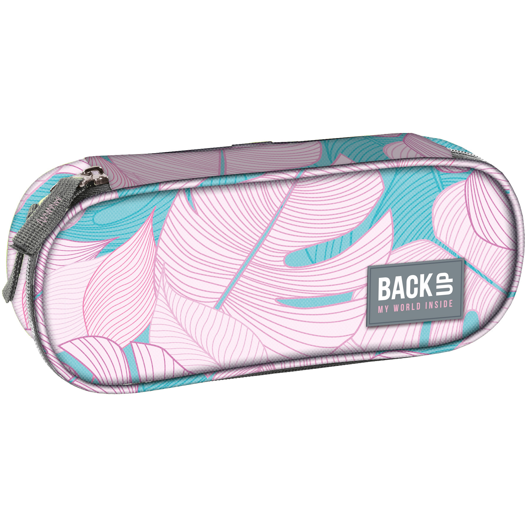 BackUP Etui Pastel Flower - 23 x 9 x 5 cm - Polyester
