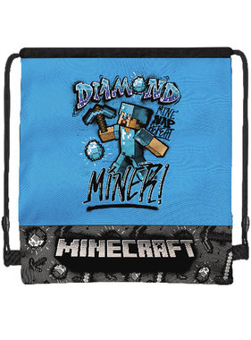 Minecraft Gym bag Diamond Miner 42 x 33 cm