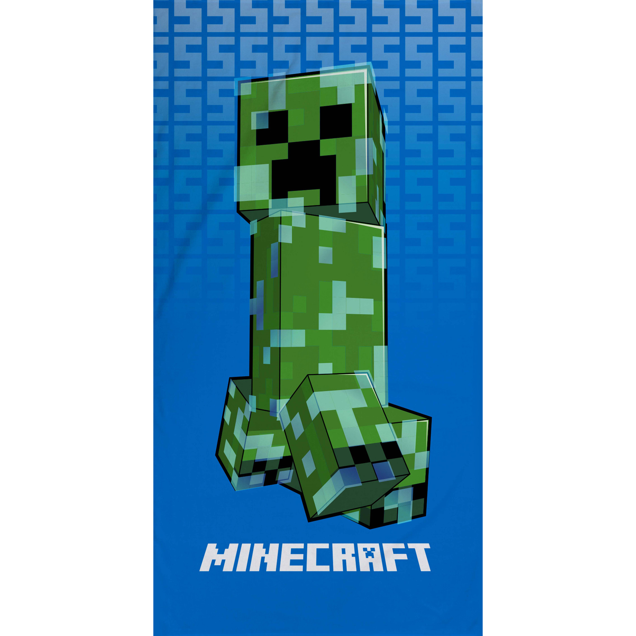 Minecraft Beach towel, Creeper - 70 x 140 cm - Cotton