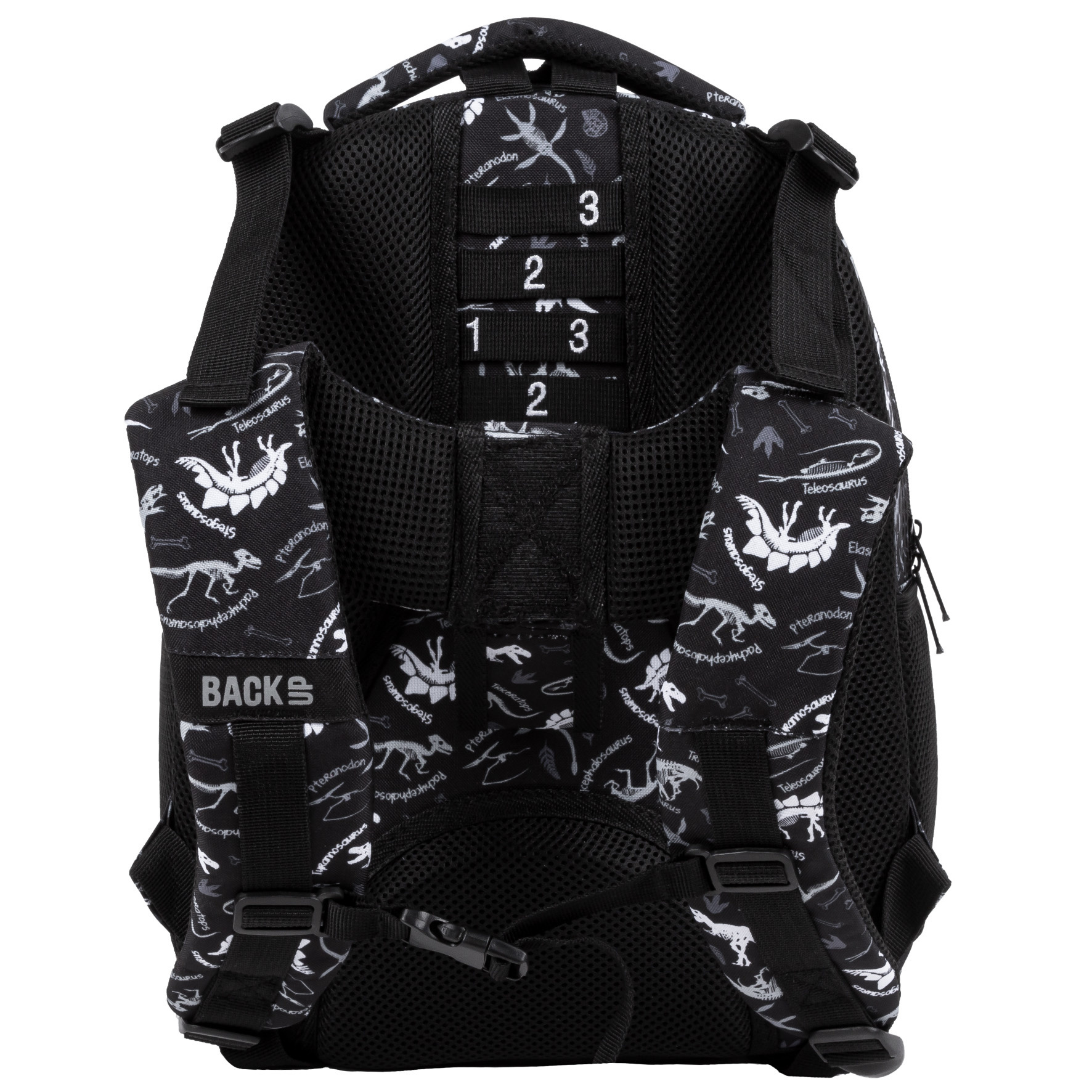 BackUP Backpack Dinosaurs - 39 x 27 x 20 cm - Polyester