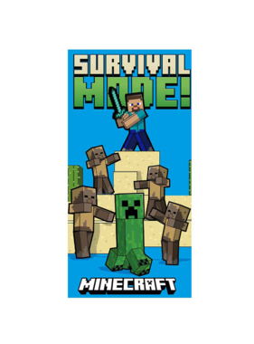 Minecraft Beach Towel Survival Mode 70 x 140 cm Polyester