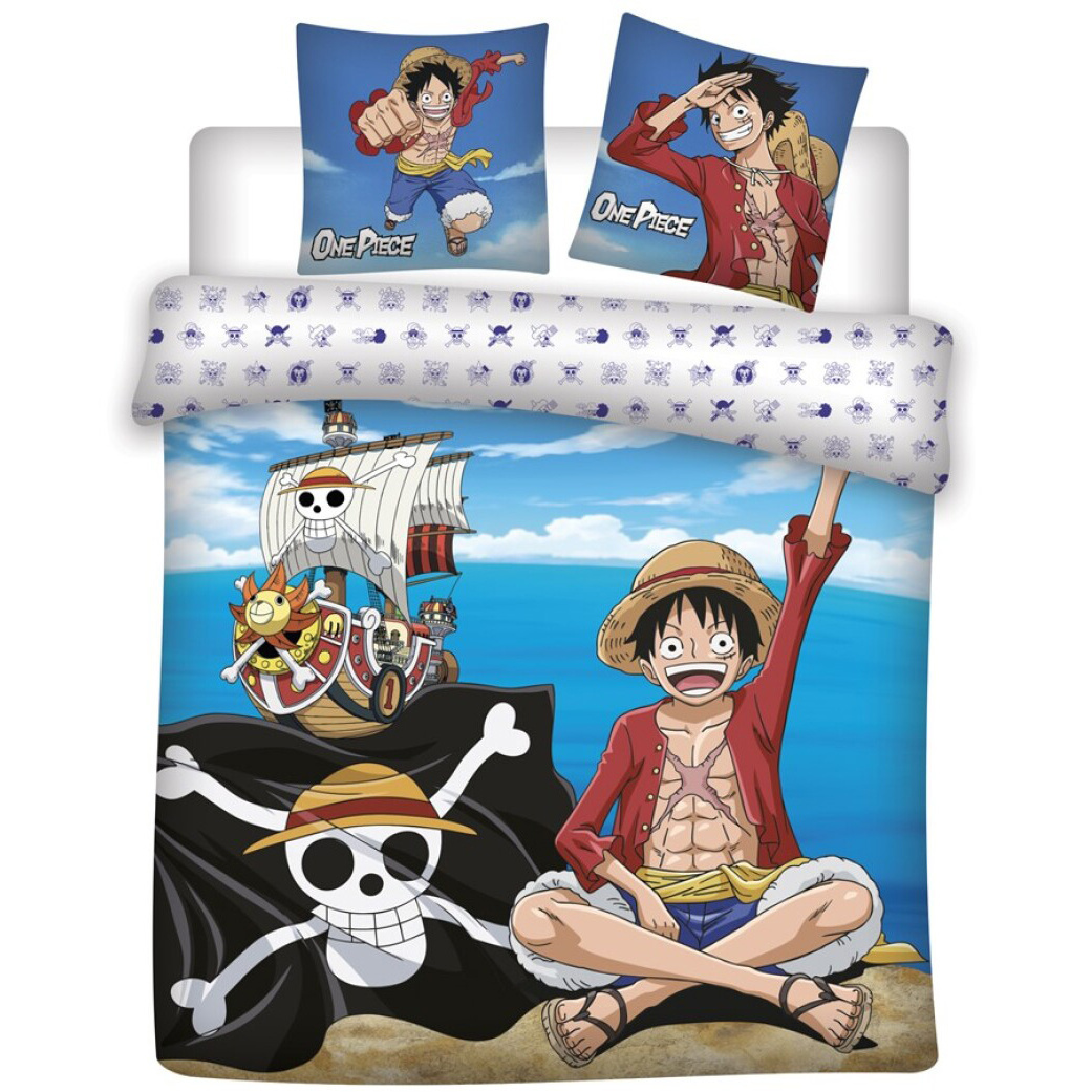 One Piece Duvet cover, Pirate - Twin Jumeaux - 240 x 220 - Cotton