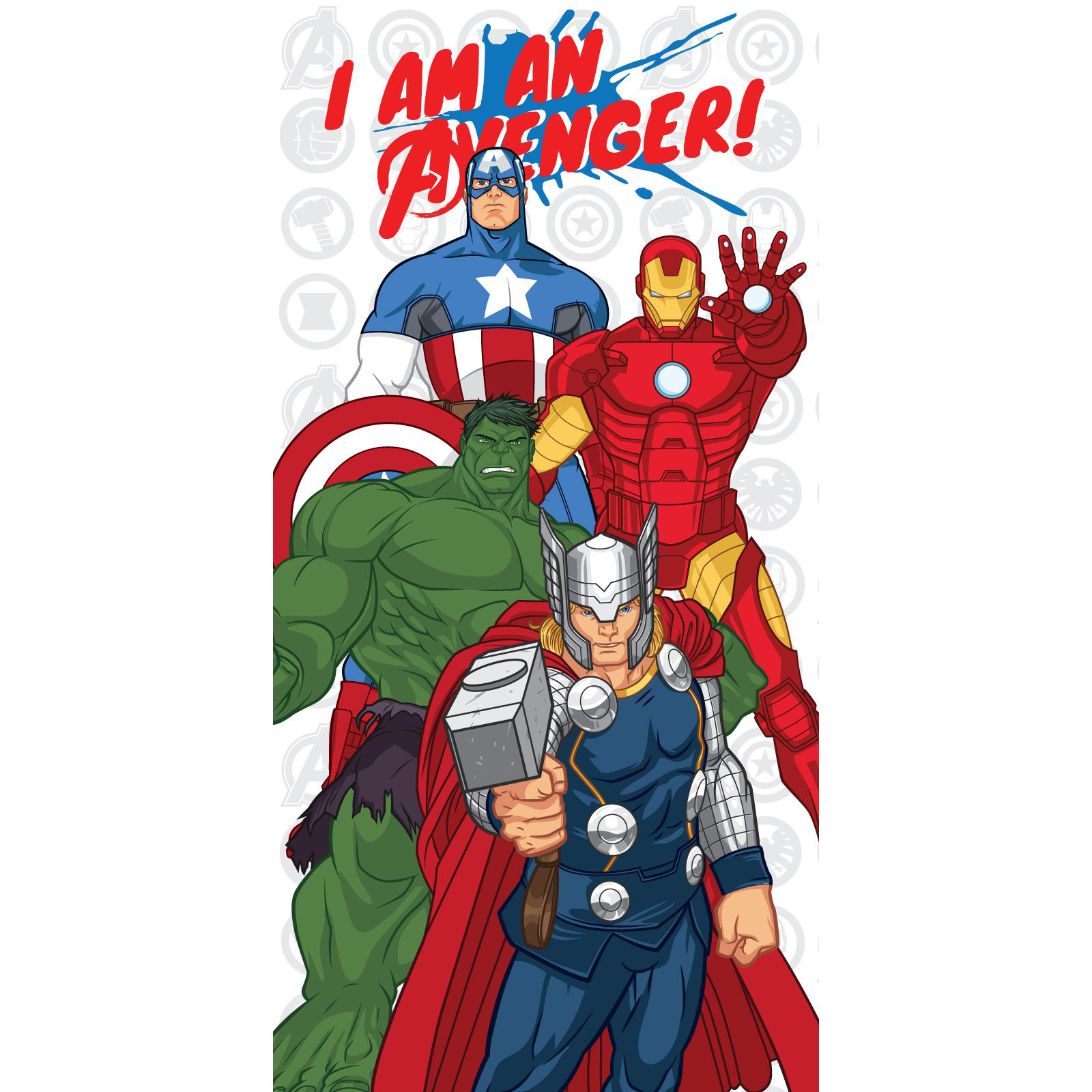 Marvel Avengers Beach towel True Heroes - 70 x 140 cm - Cotton