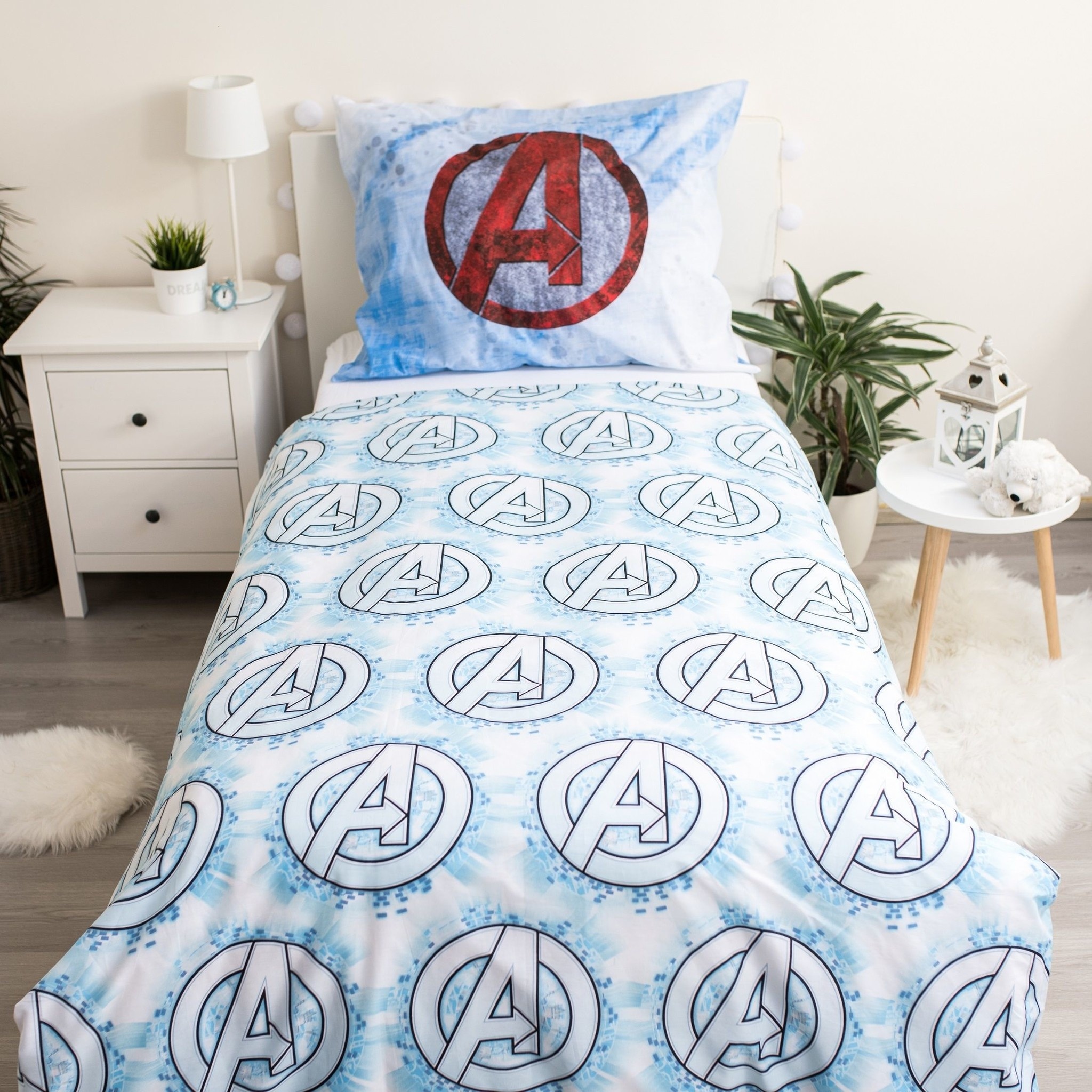 Marvel Avengers Duvet cover, Heroes - Single - 140 x 200 cm - Cotton