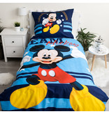 Disney Mickey Mouse Dekbedovertrek, Team - Eenpersoons - 140 x 200 cm - Katoen