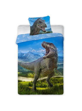 Dinosaurus Duvet cover T-Rex 140 x 200 + 70 x 90 Cotton