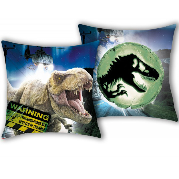 Jurassic World Kussen, T-Rex - 40 x 40 cm - Polyester