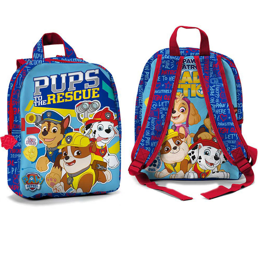 Paw Patrol Toddler backpack, Pups to the Rescue - 27 x 22 x 8 cm - Polyester