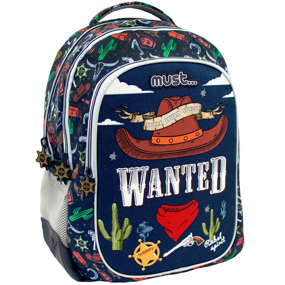 Must Backpack, Wanted Glow in the Dark - 43 x 32 x 18 cm - Polyester