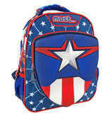 Marvel Avengers Backpack, Captain America - 31 x 27 x 10 cm - Polyester