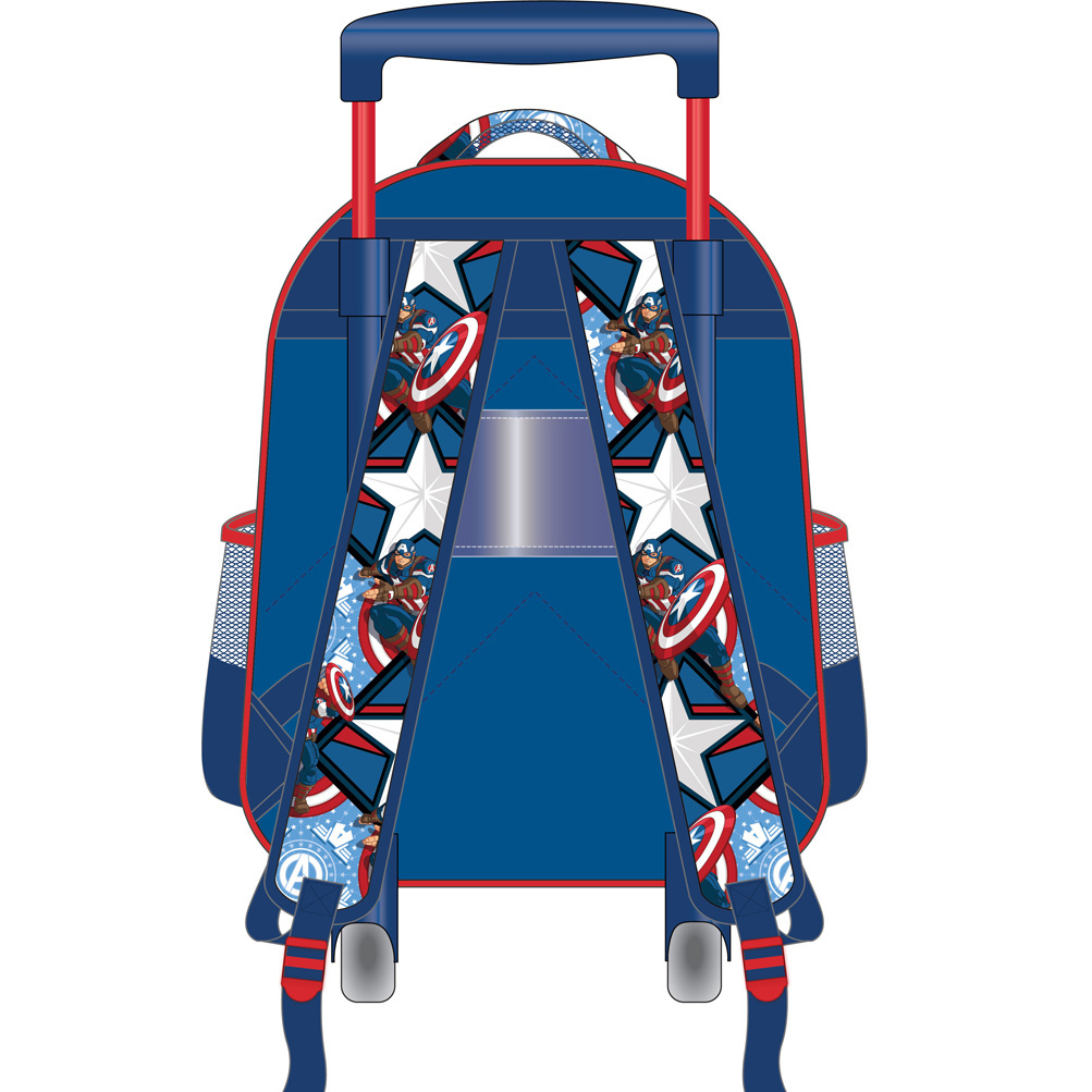 Marvel Avengers Backpack Trolley, Captain America - 31 x 27 x 10 cm - Polyester