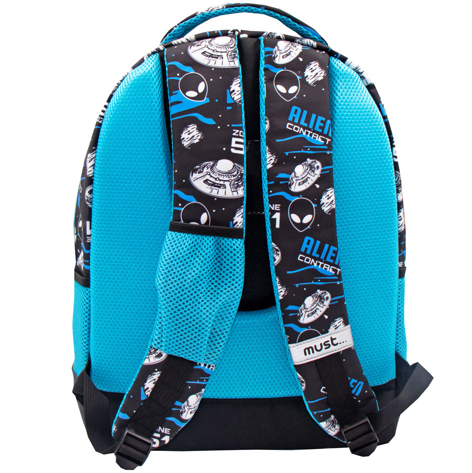 Must Backpack Alien Invasion - Glow in the Dark - 43 x 32 x 18 cm - Polyester