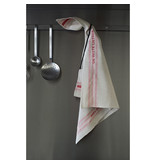 De Witte Lietaer Tea towel Dish, Red - 2 pieces - 65 x 70 cm - Cotton/Linen
