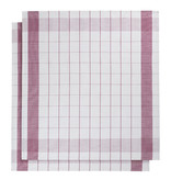 De Witte Lietaer Theedoek Mixte, Fuchsia - 2 stuks - 65 x 65 cm - Katoen/Linnen