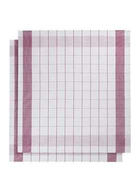 De Witte Lietaer Theedoek Mixte Fuchsia 2 stuks 65 x 65 cm