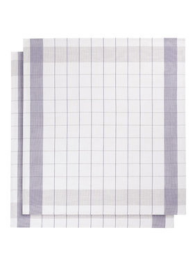 De Witte Lietaer Tea towel Mixte Lavender 2 pieces 65 x 65 cm