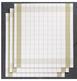 De Witte Lietaer Theedoek Mixte, Geelgroen - 2 stuks - 65 x 65 cm - Katoen/Linnen