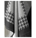 De Witte Lietaer Tea towel Pied de Poule, Black - 2 pieces - 65 x 65 cm - Cotton