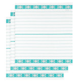 De Witte Lietaer Tea towel BML, Aqua - 3 pieces - 65 x 65 cm - Cotton