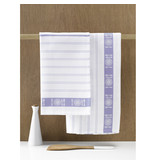 De Witte Lietaer Tea towel BML, Grey - 3 pieces - 65 x 65 cm - Cotton