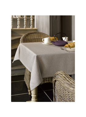 De Witte Lietaer Tablecloth Gibson Taupe 145 x 360 cm Polyester
