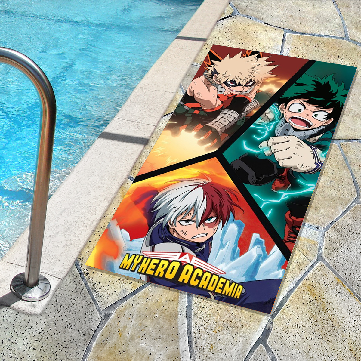 My Hero Academia Strandlaken - 70 x 140 cm - Katoen