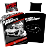 The Fast and the Furious Dekbedovertrek Race - Glow in the Dark - 140 x 200 + 70 x 90 cm - Katoen