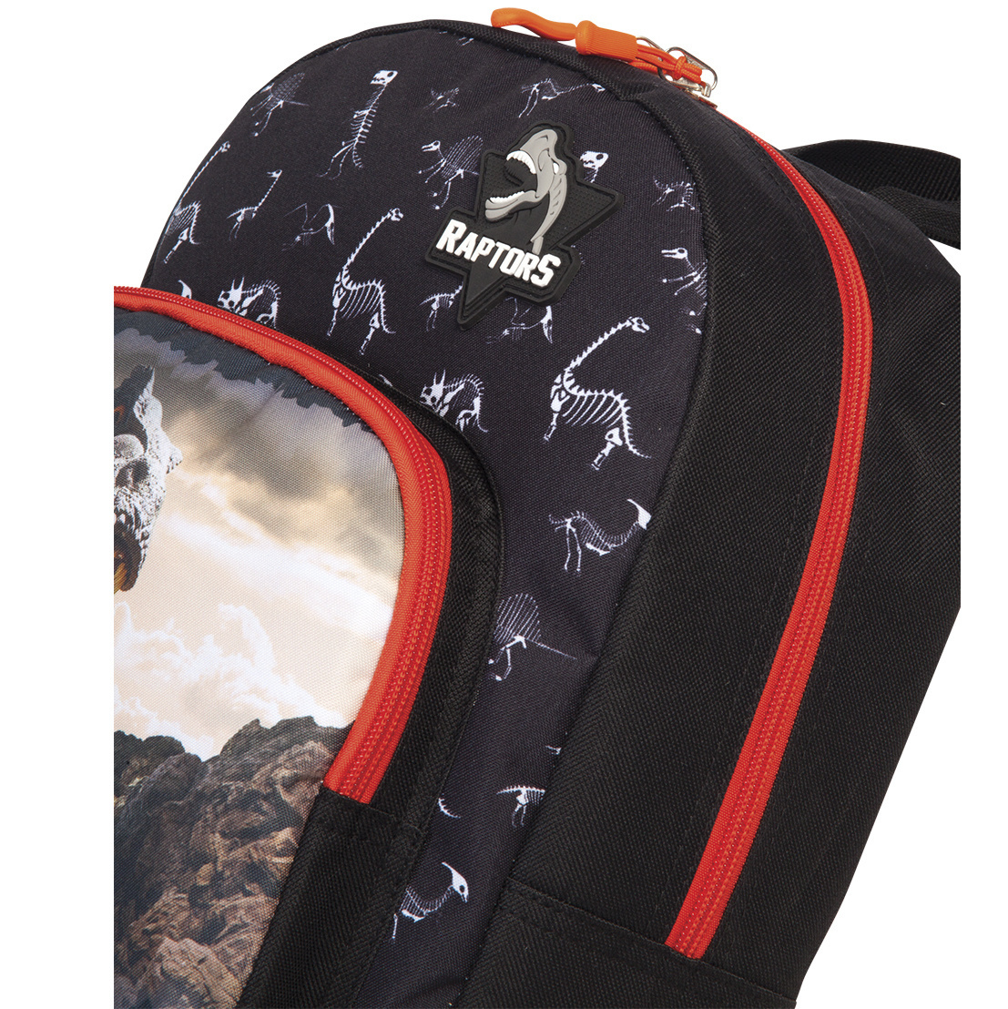 Fabrizio Backpack, Dinosaur Raptor - 32 x 27 x 11 cm - Polyester
