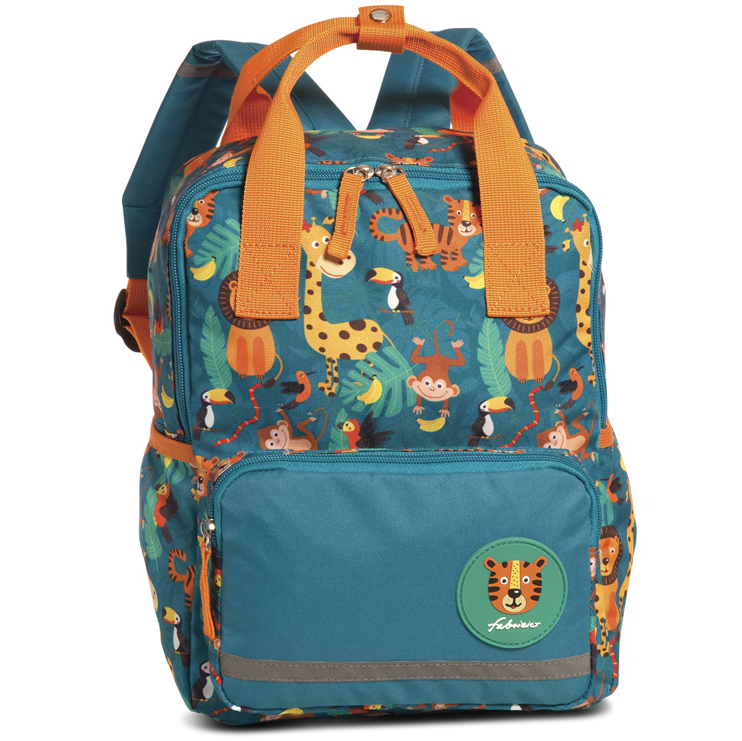 Fabrizio Toddler backpack, Jungle - 28 x 23 x 12 cm - Polyester