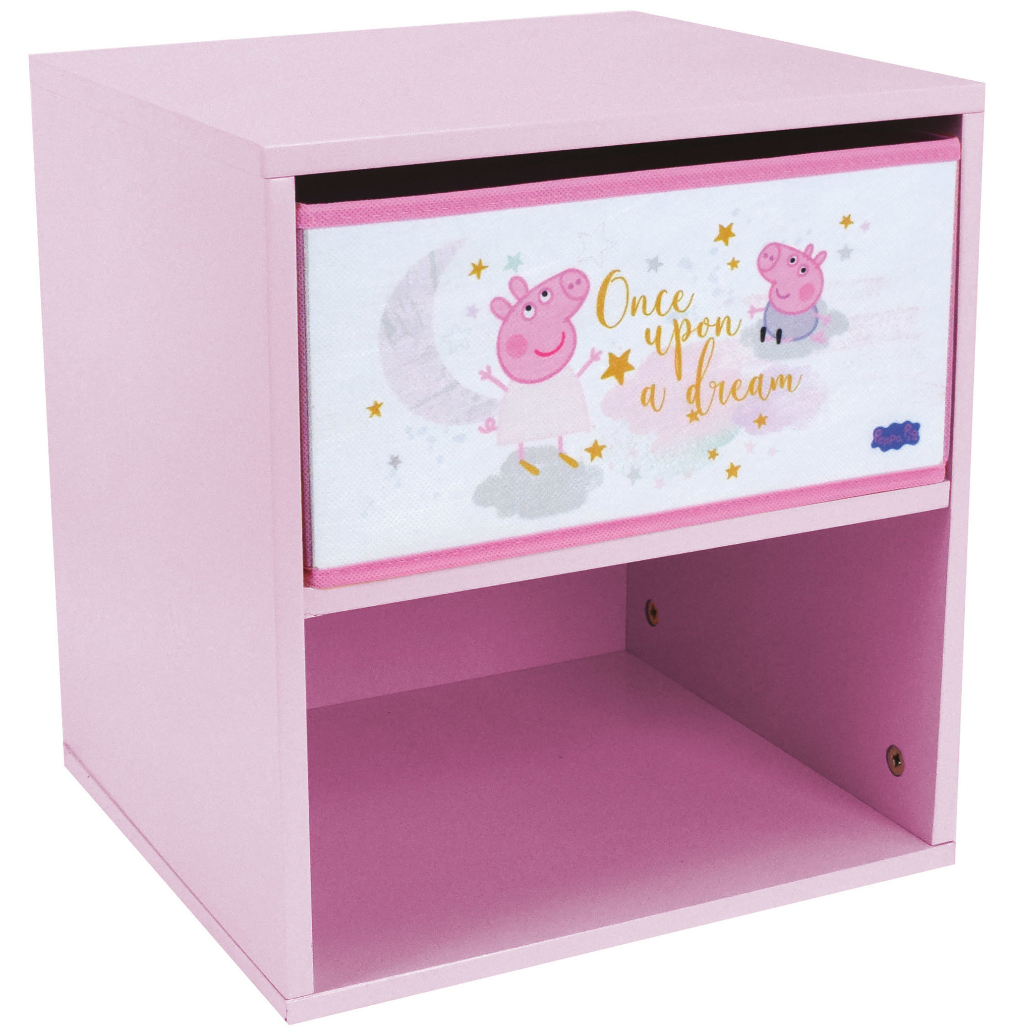 Peppa Pig Bedside table, Princess - 36 x 33 x 30 cm - MDF