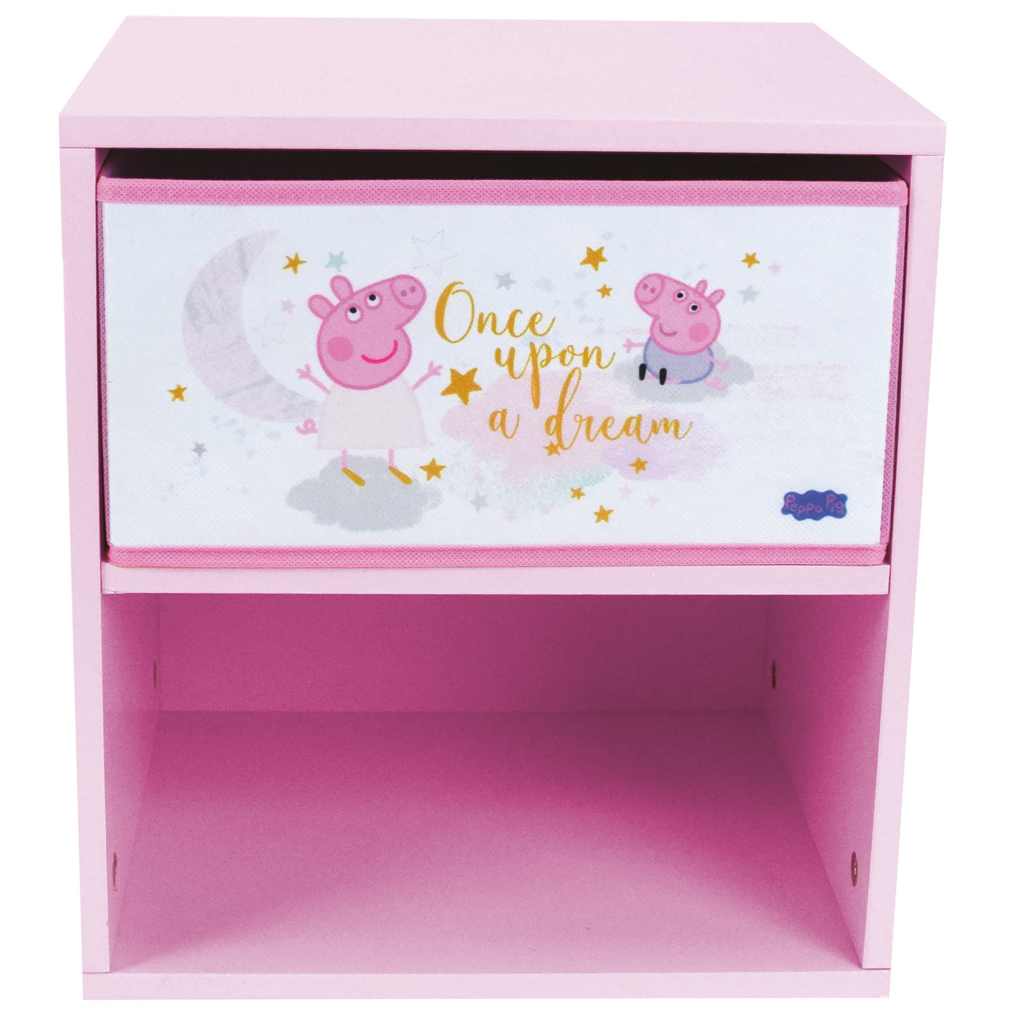 Peppa Pig Bedside table, Princess - 36 x 33 x 30 cm - MDF