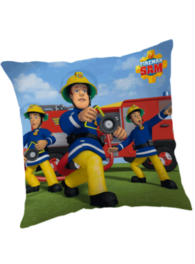 Brandweerman Sam decorative cushion Team 40 x 40 cm - Polyester