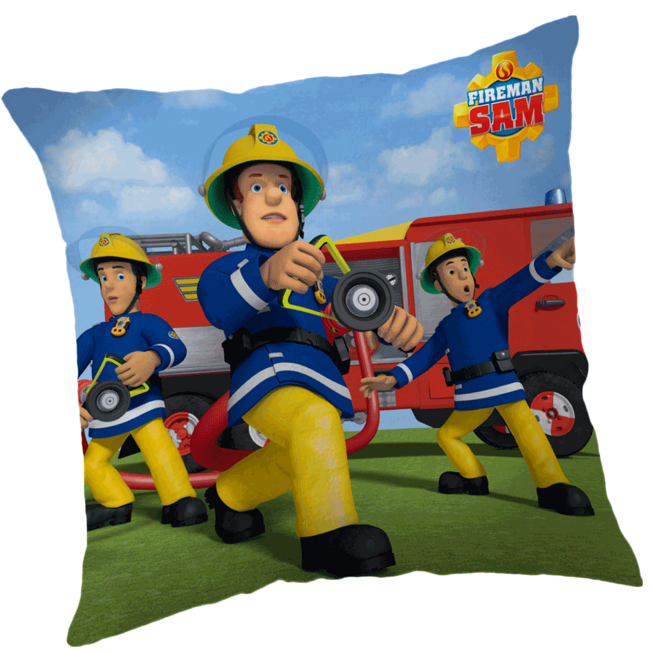 Brandweerman Sam decorative cushion Team - 40 x 40 cm - Polyester