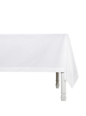 De Witte Lietaer Sonora White Tablecloth 160 x 310 cm Cotton