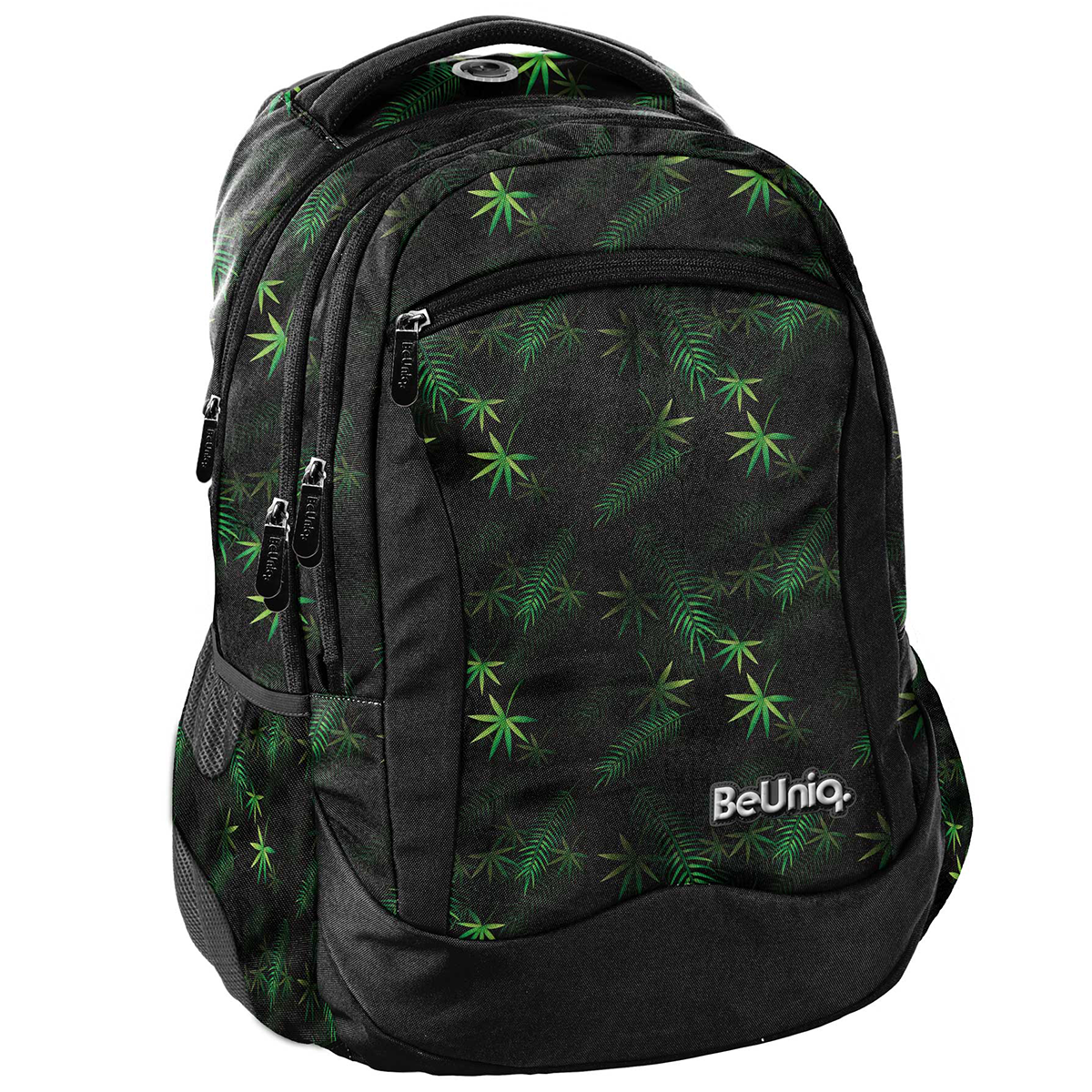BeUniq Backpack, Jungle Leaves - 41 x 30 x 20 cm - Polyester