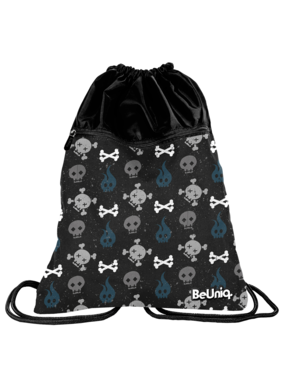 BeUniq Gym bag Skull 47 x 37 cm