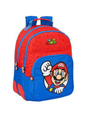 Super Mario Backpack Here We Go! 42 x 32 cm
