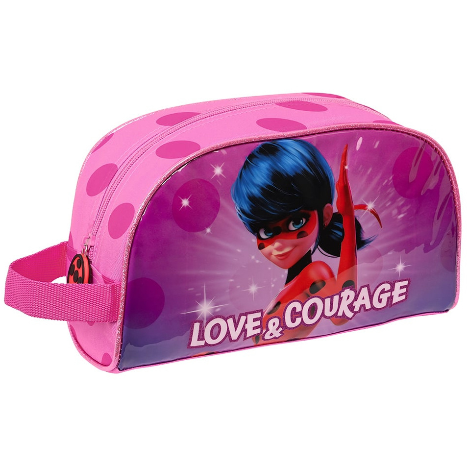 Miraculous  Beauty Case, Love and Courage - 26 x 16 x 9 cm - Polyester