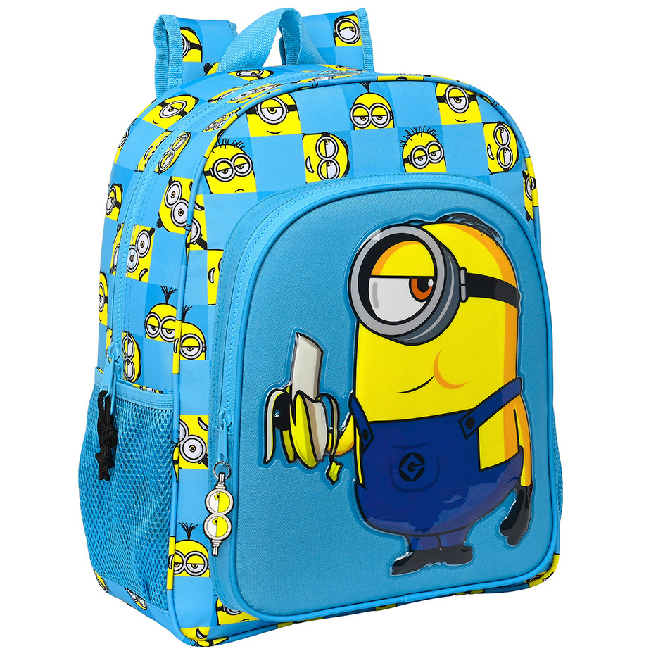 Minions Backpack, Minionstatic - 38 x 32 x 12 cm - Polyester