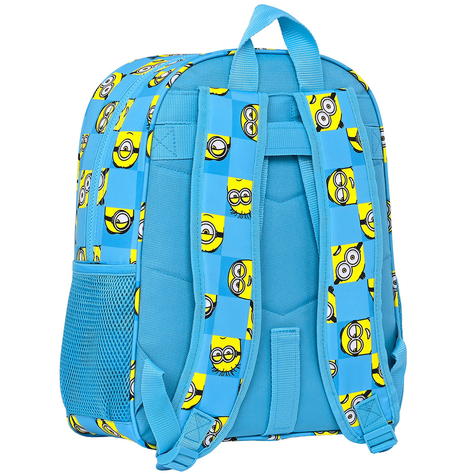 Minions Backpack, Minionstatic - 38 x 32 x 12 cm - Polyester